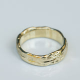 Raw Ring with Liquid-Like Texture