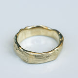 Raw Ring with Liquid-Like Texture