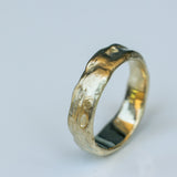 Raw Ring with Liquid-Like Texture