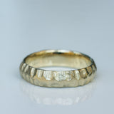 Wide Sculpted Ring