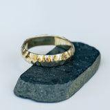 Wide Sculpted Ring