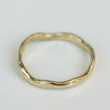 Raw Textured Zig-Zag Ring