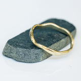 Raw Textured Zig-Zag Ring