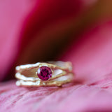 Ruby branches engagement ring
