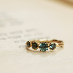 Sapphire party cluster ring