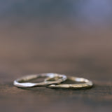 טבעת זהב גולמית