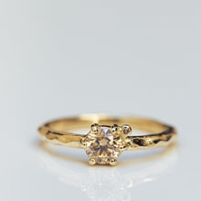 Load image into Gallery viewer, Champagne raw gold ring
