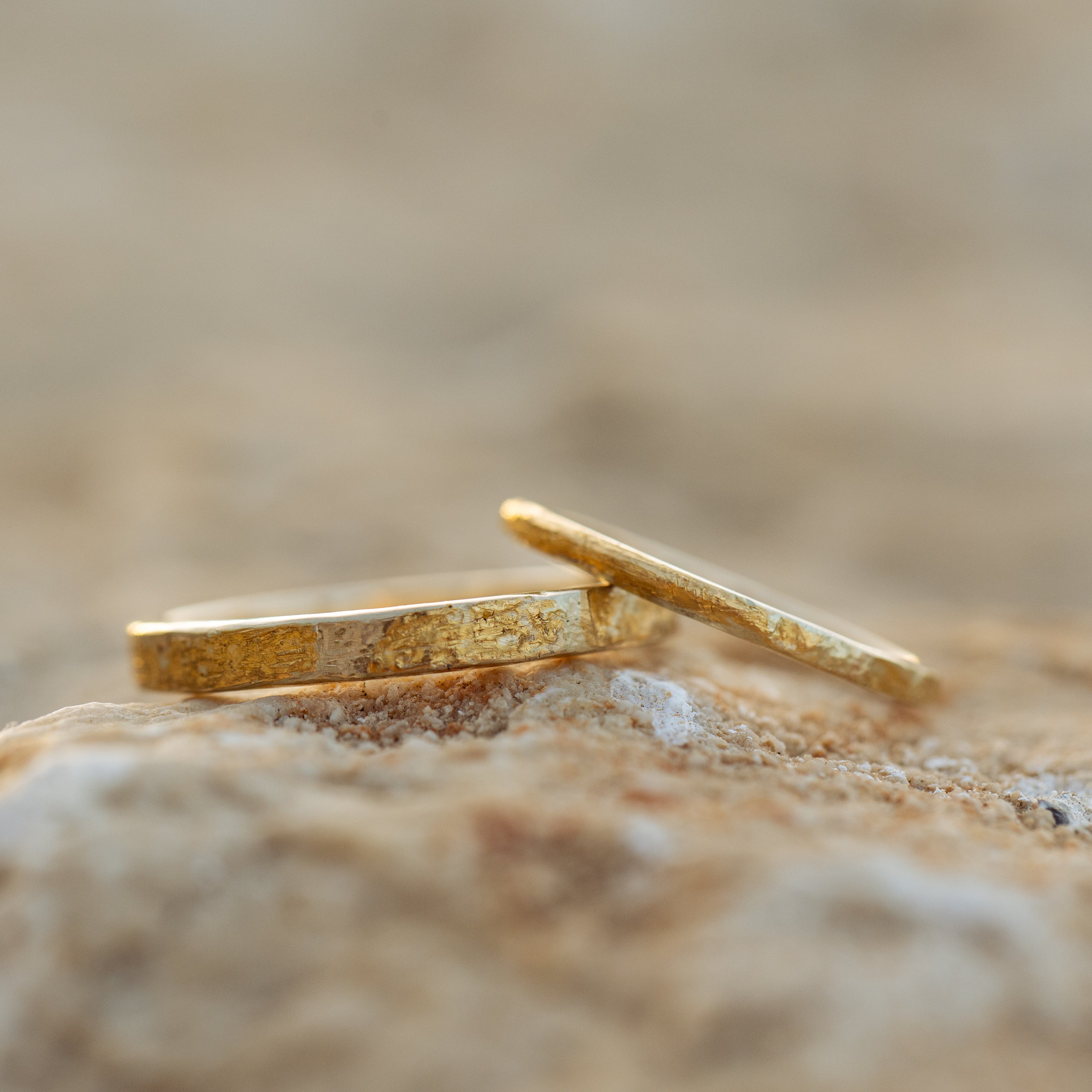 Kuem-Boo yellow gold rings