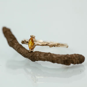 Marquise Diamond branch ring