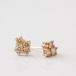 Cluster Stud diamond earrings