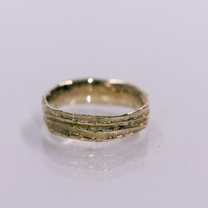 Terraces gold ring
