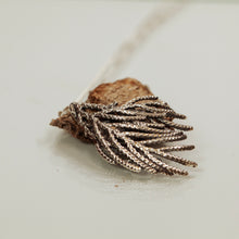 Load image into Gallery viewer, Gold Cypress branch pendant
