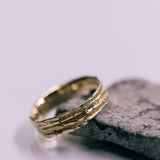 Terraces gold ring