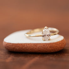 Load image into Gallery viewer, Classy pear diamond engagement ring

