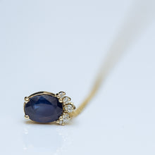 Load image into Gallery viewer, Crown Montana sapphire necklace
