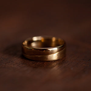 Yin & Yang wedding rings