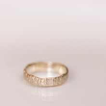 Load image into Gallery viewer, Mountain textured raw wedding ring
