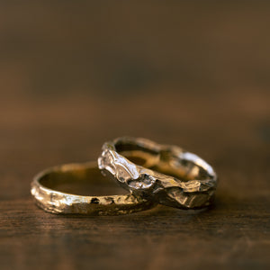 Landscape & Boulder wedding rings