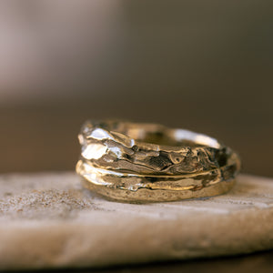 Landscape & Boulder wedding rings