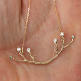 Horns Branch with diamonds