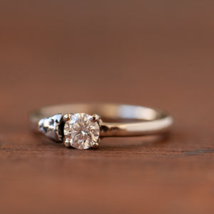 Duo Diamond & Meteorite ring
