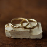 טבעת זהב גולמית