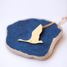 Load image into Gallery viewer, Gold goose necklace
