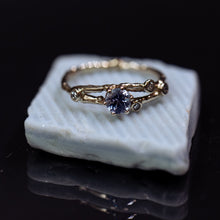 Load image into Gallery viewer, Sapphire branches engagement ring

