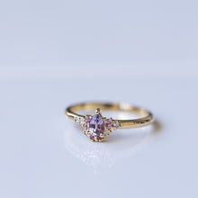 Load image into Gallery viewer, Pink sapphire Summer cluster ring

