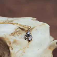 Load image into Gallery viewer, Meteorite pendant set with diamond
