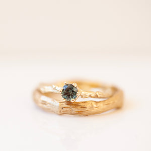Sapphire parti & branch rings