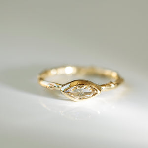 Champagne Marquise Branch ring