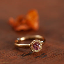 Load image into Gallery viewer, Pink sapphire special helo
