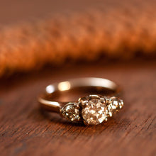 Load image into Gallery viewer, Tri-stone diamond ring
