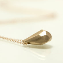 Load image into Gallery viewer, Giant 14K Faceted-crystal necklace
