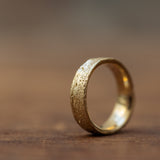 Sponge gold ring