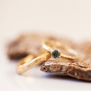 Sapphire parti & branch rings