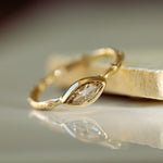 Champagne Marquise Branch ring