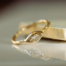 Load image into Gallery viewer, Champagne Marquise Branch ring
