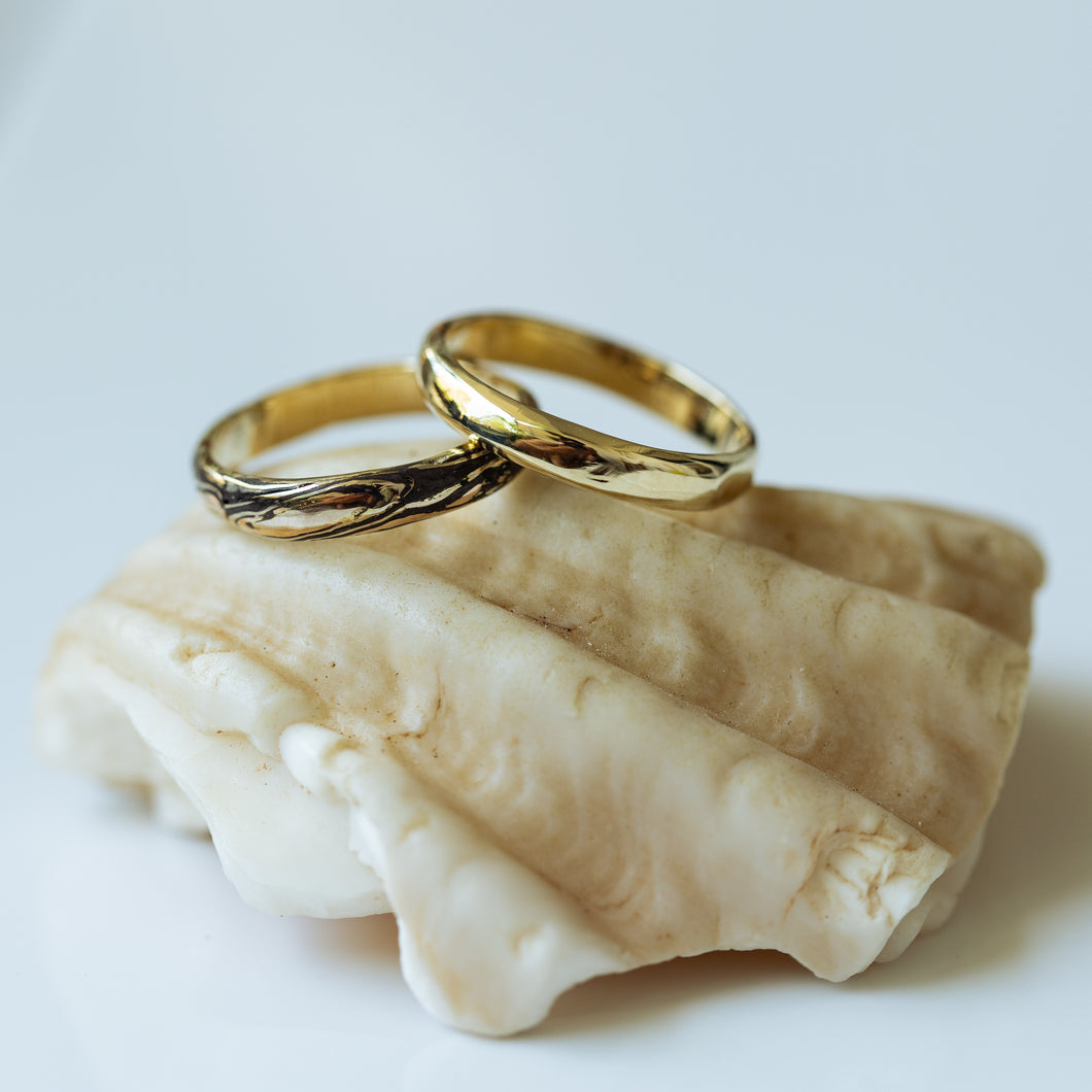Makume -ghane & classic wedding rings