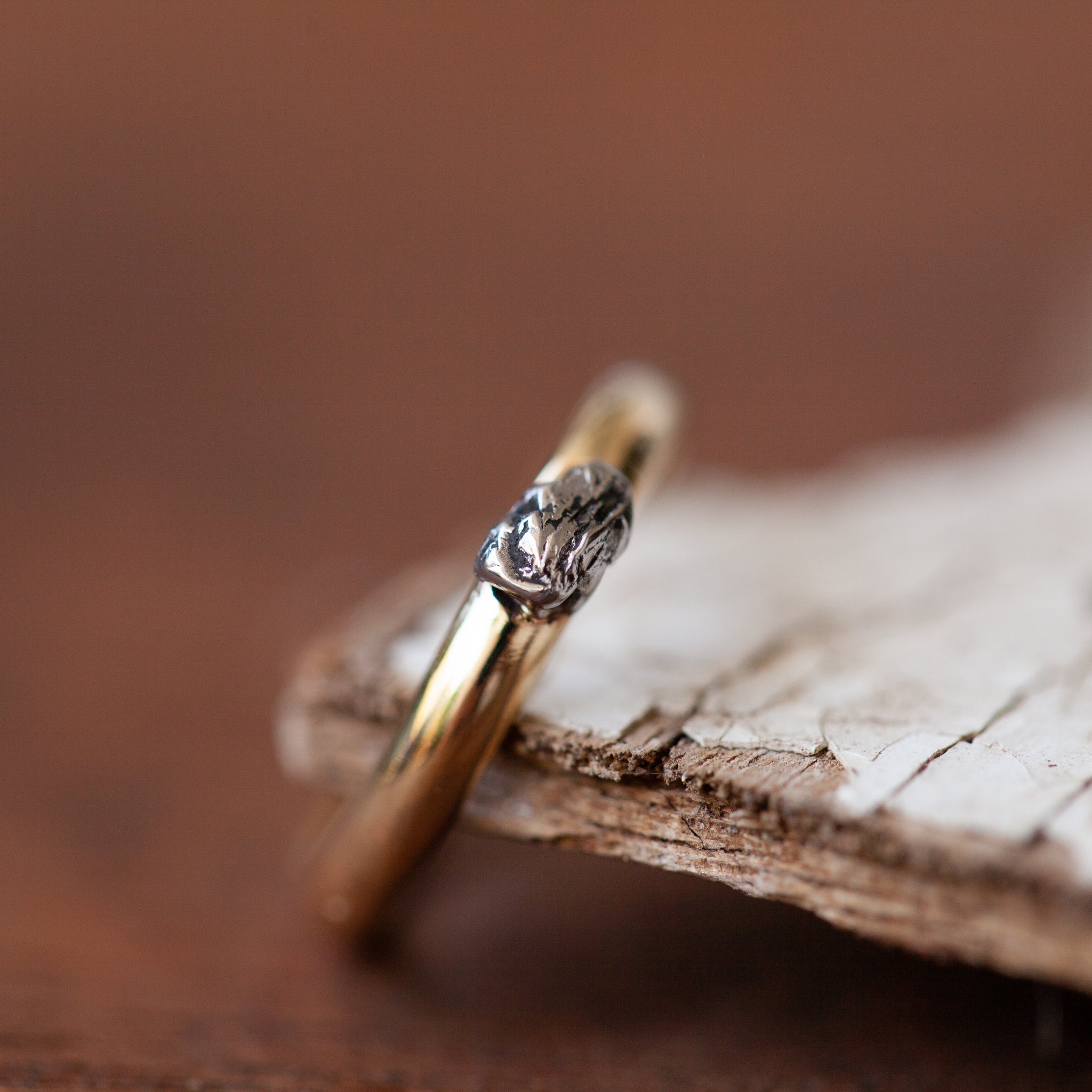 Meteorite Ring Set, Black Wedding Rings for Him and Her, Black Diamond  Engagement Ring and Men's Wedding Band With Meteorite & Mokume Gane - Etsy