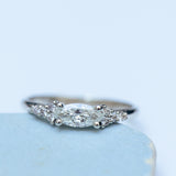 Balanced marquise cluster ring