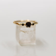 Load image into Gallery viewer, Black diamonds branch ring
