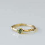 Parti sapphire branch ring