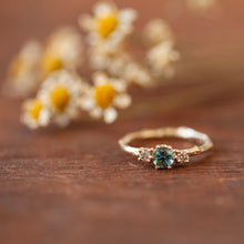 Load image into Gallery viewer, Party Sapphire dainty branch ring
