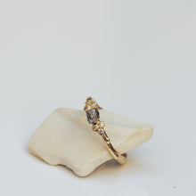 Load image into Gallery viewer, Harmonic branch ring with meteorite and diamonds
