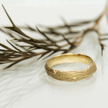 Load image into Gallery viewer, Thick trunk tree wedding ring
