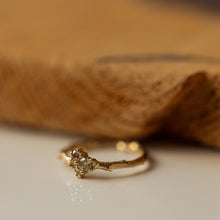 Load image into Gallery viewer, Branch cluster ring with champagne diamonds
