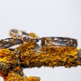 Deep raw silver & gold ring