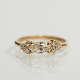 Marquise cluster ring